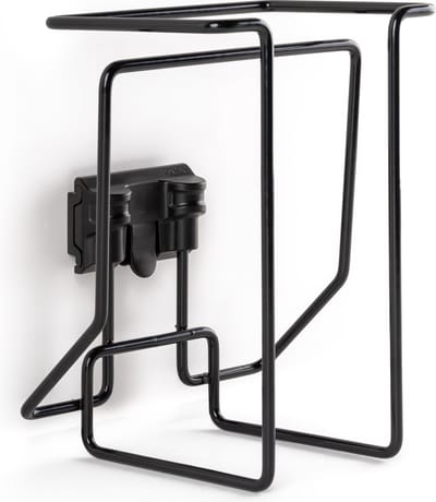 Toolflex Multifunctionele Houder voor Wegwerphandschoenen - Wand en Railmontage Zwart