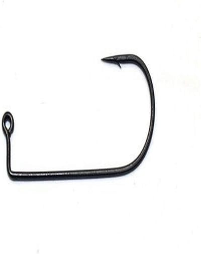 Vishaak Set - Jig Haken - Vissen - 90 Graden Oog - 46 Stuks - Zwart