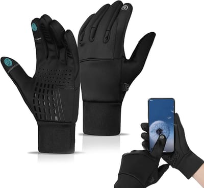 Handschoenen - Handschoenen winter - Winterhandschoenen - Warme Fleece Gevoerde Handschoenen - Touchscreen Antislip Thermisch - Winddicht Waterbestendig Sport - Perfect voor Hardlopen - Wandelen - Buitengebruik - Mannen - Vrouwen - Kerstcadeau