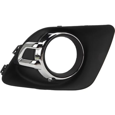 Auto Mistlamp Chrome Sierlijst Stijlvolle Look Mistlamp Cover Sierlijst Vervanging voor Mitsubishi Outlander Sport ASX RVR 2010 tot black