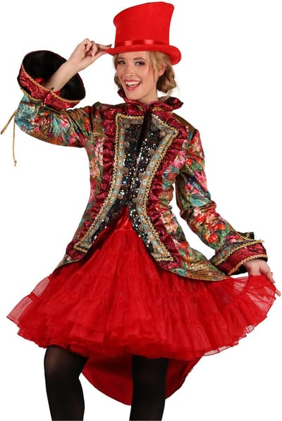 Thetru Carnavalsjas Dames - Carnevale Fiësta Flowers - Maat L