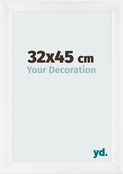 Your Decoration - Fotolijst 32x45 cm - MDF - Wit Hoogglans - Pisa