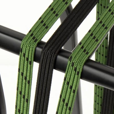 Triobinder Widek Eye 12/12mm met Zwarte stalen platen - olijfGroen/Zwart