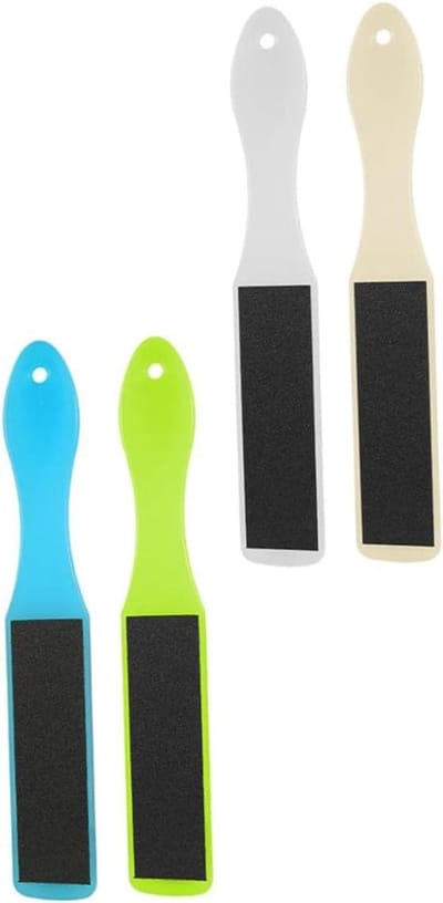 Voetverzorging Trimmers - Voetvijl Set - Eelt Verwijderen - Gladde Huid - 4 Stuks - Diverse Kleuren