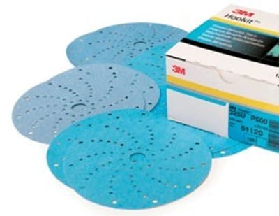 3M Hookit Blue 325U Schuurschijven 150mm Multihole P400 - 100 stuks