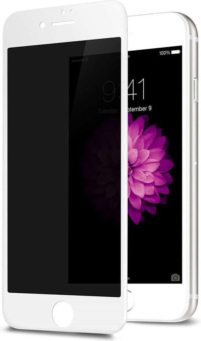 Multimedia & Accessoires GoldLine Privacy Tempered Glass Screen Protector geschikt voor Apple iPhone 7, Apple iPhone 8, Apple iPhone SE (2020) en Apple iPhone SE (2022) – Wit - Screenprotector – Displayfolie – Gehard Glas – Glas