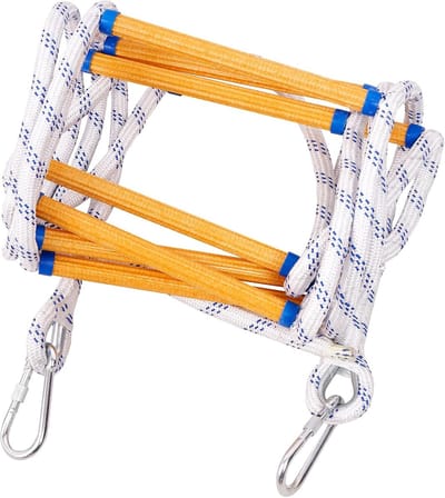 Veiligheidsladder - Noodladder Reddingsladder - Snelle Evacuatie - Hoge Draagkracht - 5 Meter - N.v.t.