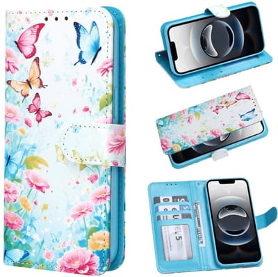 Casemania - Bookcase - iPhone 17 Pro - Multi Vlinder