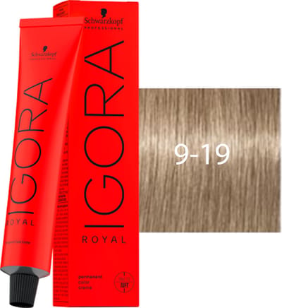 Permanente Kleur Schwarzkopf Igora Royal Nº 9.19