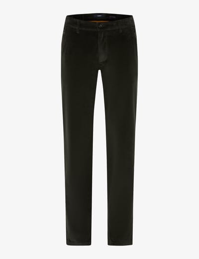 Eurex Heren Flatfrontbroek  Style THILO DARK OLIVE Groen Olijf, groen - olijf, maat 48