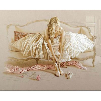 Diamond Painting Dancer Girl Full Diamond Borduurpatroon Strass Decor DIY Diamond Mozaïek Kit 40X50CM