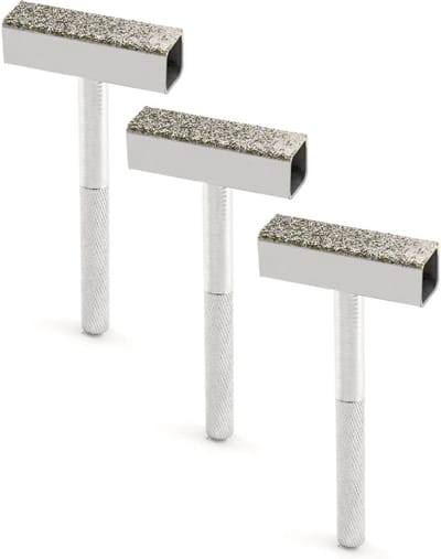 EXCITAT 3 stuks - Dresser - Slijpsteen dresser - Slijpschijf dresser - Geschikt voor korund, korund, siliciumcarbide en andere keramiek - 9,5*4,5cm