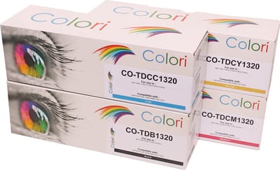 Set 4x Colori huismerk toner geschikt voor Dell 1320 voor Dell 1320c 1320cn