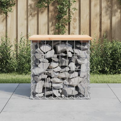 vidaXL Tuinbank schanskorfontwerp 43x44x42 cm massief grenenhout