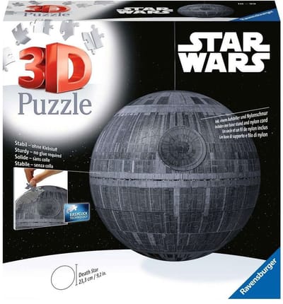 72-delige verlichte 3d bal decoupeerzaag Death Star Ravensburger Star Wars