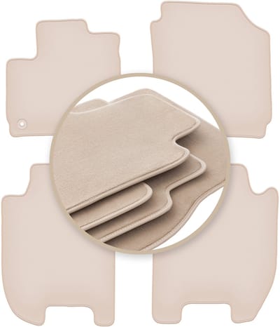 PREMIUM beige vloermatten voor: Honda Jazz IV hatchback 2015-