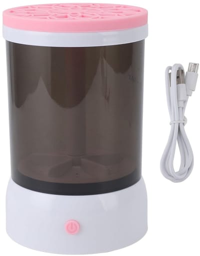 Dailygoody - Make-upborstelreiniger - Elektrische Reinigingsmachine - Sneldrogend en Draagbaar - Roze - Cosmetische Benodigdheden - USB Voeding - Gesc.