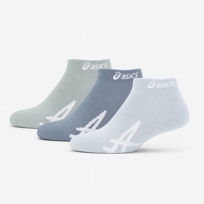 ASICS Sport 3 Pack Ankle Sock - Sokken - Maat 43-46 - Groen Blauw - Sports - Hardlopen - Unisex Sokken