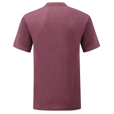 Fruit of the Loom Heren Valueweight T-Shirt (Heide Bourgogne)