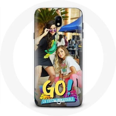 Samsung Galaxy J3 2017 hoesje Achtervolg je dromen Mía Cáceres en Zoe Caletián