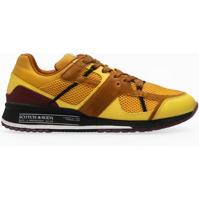 Scotch & Soda Vivex Yellow Multi Talla: 41 | Zapatillas Deportivas Outlet | Hombre | Amarillo
