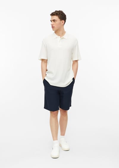 Bermuda casual taille mi-haute jambe droite poches passepoilées s.Oliver Detroit