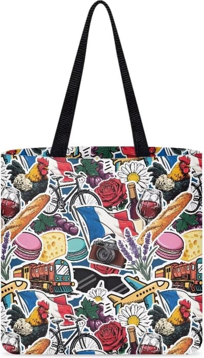 Grote Herbruikbare Boodschappentas met Schouderband - Opvouwbare Tote Bag voor Dagelijks Gebruik en Reizen