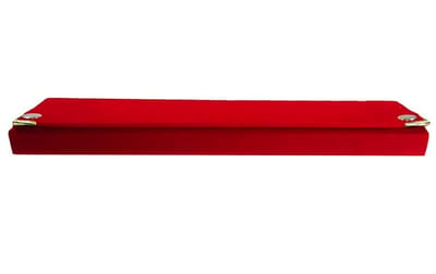 N3 Collecties juwelendoos Sieradendoos-Pak sieradenhouder van 1 ketting armband opbergdoos sieraden zakje, (rood)