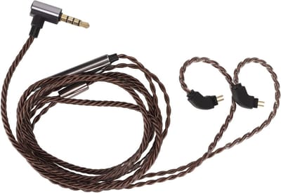 Hoofdtelefoon Kabel Vervanging - 2 Pin 0.78 Mm - Met Microfoon 3.5 Mm Plug - Voor 1964 Ue3x Ue18 W4r - Kz As10 Zst Zs3 Zs4 Zs5 Zs6 Zs10 Es3 Es4 .