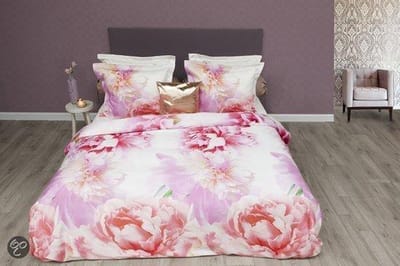 HNL Refined Satin Peony Dekbedovertrek - Litsjumeaux XL - 260x200/220 cm - Multi