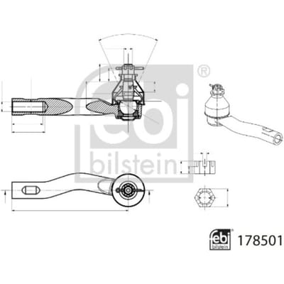Febi Bilstein Spoorstangeind FEBI 178501