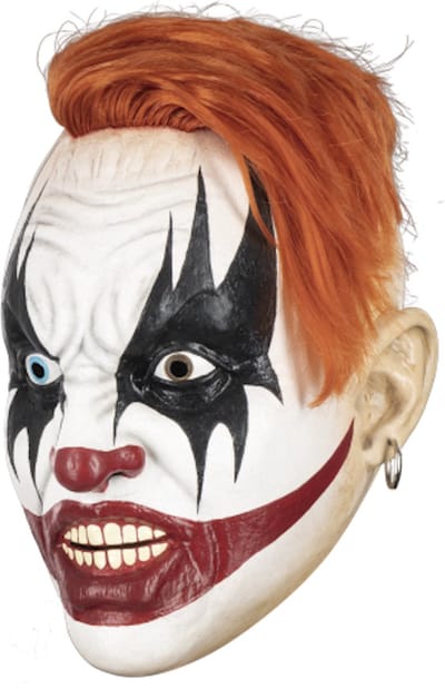 Partychimp Eng Masker Clown Halloween Volledig Hoofdmasker voor bij Halloween Kostuum Volwassenen Carnaval - Latex - One size