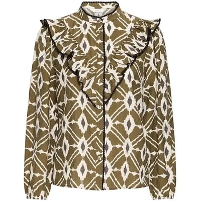 b.young - BYINABA FRILL SHIRT - Dames - Lange mouwen shirts