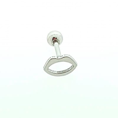 Aramat Jewels | Piercings | Chirurgisch Stalen Helixpiercing voor Mond | | | |8mm | Staal | Volwassenen | Verkleurd niet