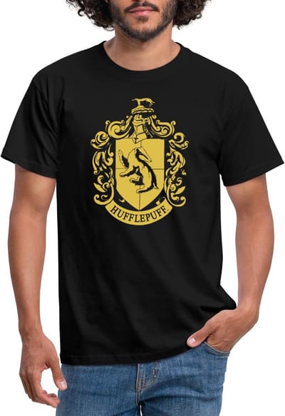 Harry Potter Huffelpuf Afdelingswapen T-Shirt Heren