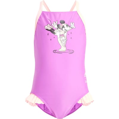 adidas Sportswear adidas x Disney Minnie en Katrien Badpak - Kinderen - Paars- 140