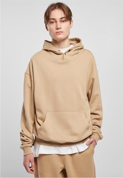 Urban Classics - Snap Hoodie/trui - 4XL - Beige