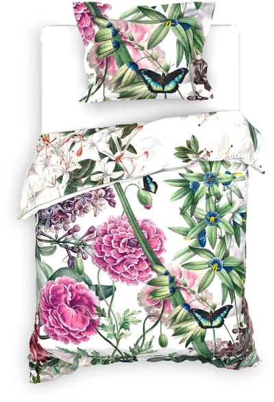 Heckettlane Murano Dekbedovertrek - Katoen - 140x200-220 cm - Eenpersoons - Groen