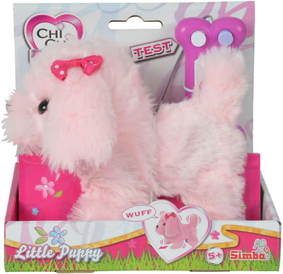 Maskotka Chi Chi Love S?odki szczeniak, na kabel, r?owy, 17 cm