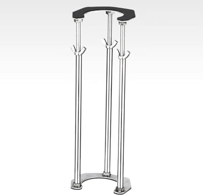 Onderbouw Spoelbak Beugels - Gootsteen Ondersteuning - Keuken Installatie - Hoogte Verstelbaar - 24-34cm - Zilverkleurig