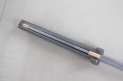 Muscle Power Olympische Crossfit Bar - Zwart/Chroom - 220 cm