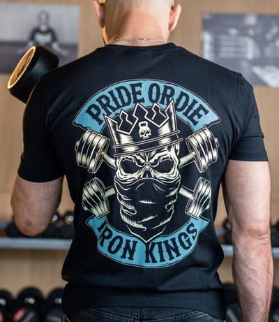 PRIDE or Die Katoenen T-Shirt Iron Kings Zwart - XXL