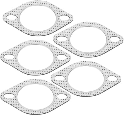 Dailygoods- Uitlaatpakking 2,5" aluminiumlegering - Flens - Connector - Spruitstuk - Down Pipe - 2 bout - Uitlaatflens