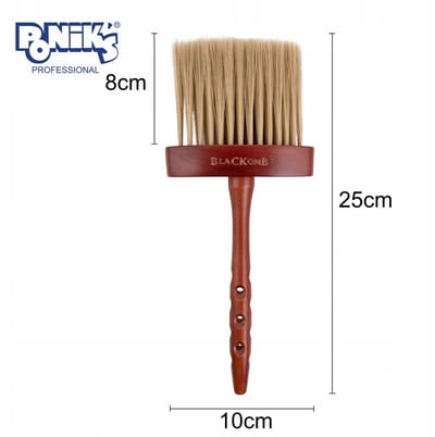 Poniks Houten Kraagborstel voor Haar - Barbershop Borstel - Professionele Haarverzorging