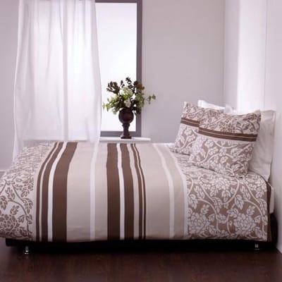 Beddinghouse Baretta Dekbedovertrek - Tweepersoons - 200x200/220 cm - Sand