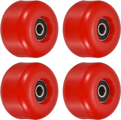54mm Skateboard Wielen met Lagers ABEC-9 - 4 Stuks Vervangingswielen voor Cruisers en Skateboards