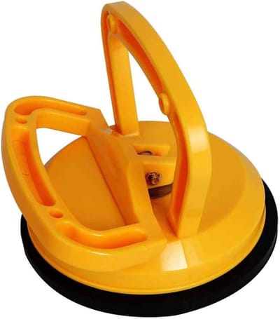 Zuignap Heffer - Deuktrekker Glaslifter - Objecten Verplaatsen - Hoge Kwaliteit Aluminium - 4.5 Inch - Zilver