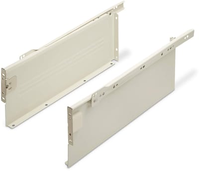 Ladesysteem MetaalBox Ladehoogte: 150 mm / Nominale lengte: 450 mm crème wit Lade Ladesysteem van SO-TECH