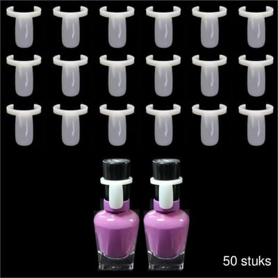 Goodbitz® - Nageldisplay - 50 stuks - Nagellak kleuren waaier - Nagel display - Nagellak waaier - Nagel waaier - Nageldisplay fles - Nagel display pot- Nagellak organizer - Nagelwaaier - Color Pops