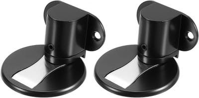 Magneet Deurstop - Deurhouder - Deur Open Houden - Zonder Boren - 2 Stuks - Mat Zwart